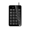 Small-Size USB Wired Numeric Keypad Numpad 23 Keys Mini Accounting Keyboard