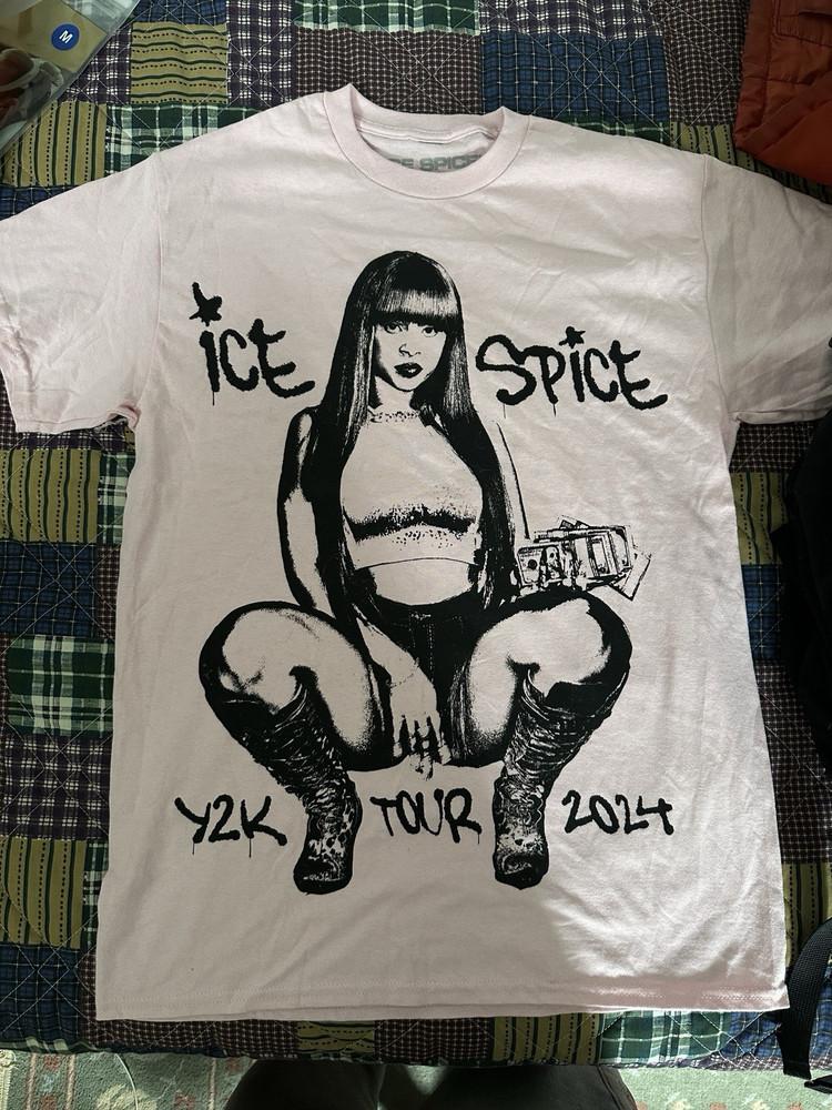 Винтажная футболка ICE SPICE TOUR Полный размер S-5XL BL395 Унисекс Футболка XXL