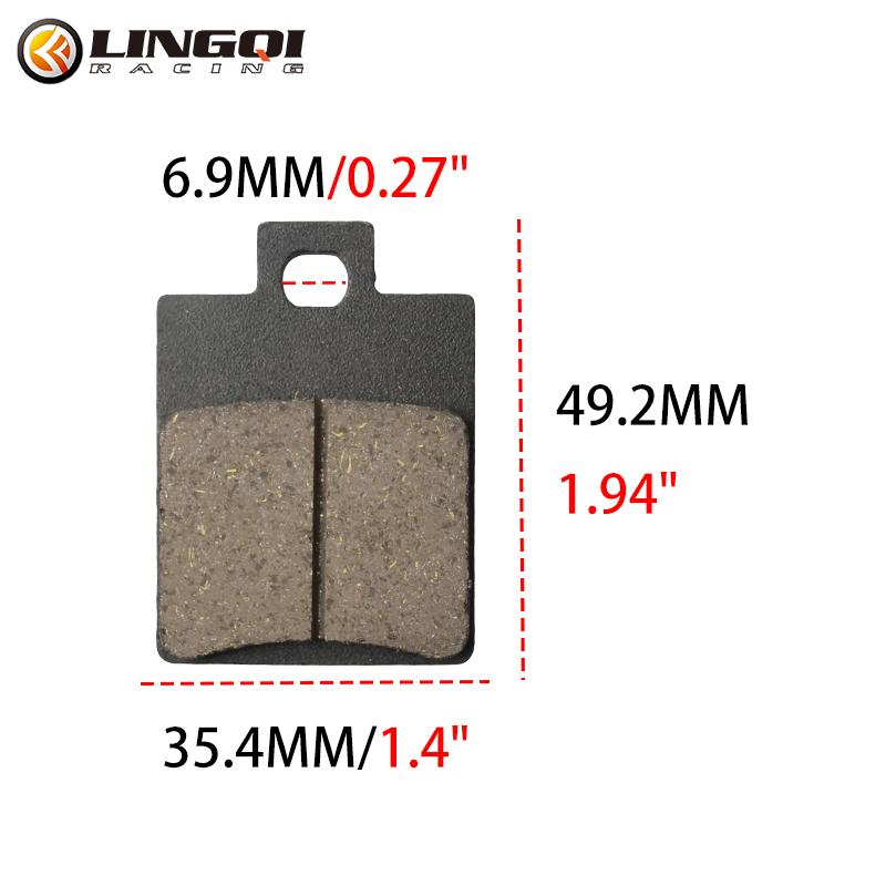

LINGQI RACING ATV UTV Spare Parts Left And Right Front Brake Caliper Motorcycle Parts For Kid Mini Quad Moto 4 ATV Quad Buggy Old disc brake