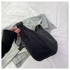 Cotton Argyle Moon Crossbody Bag - Versatile Casual Women's Shoulder Bag with Printed Logo.