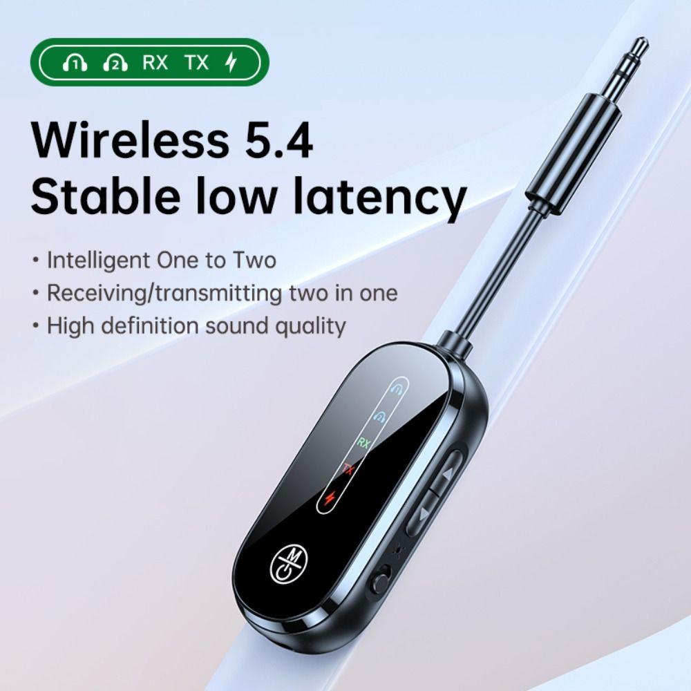 2 in 1 Wireless Audio Adapter Stereo Music Bluetooth 5.4 Receiver Transmitter 2024