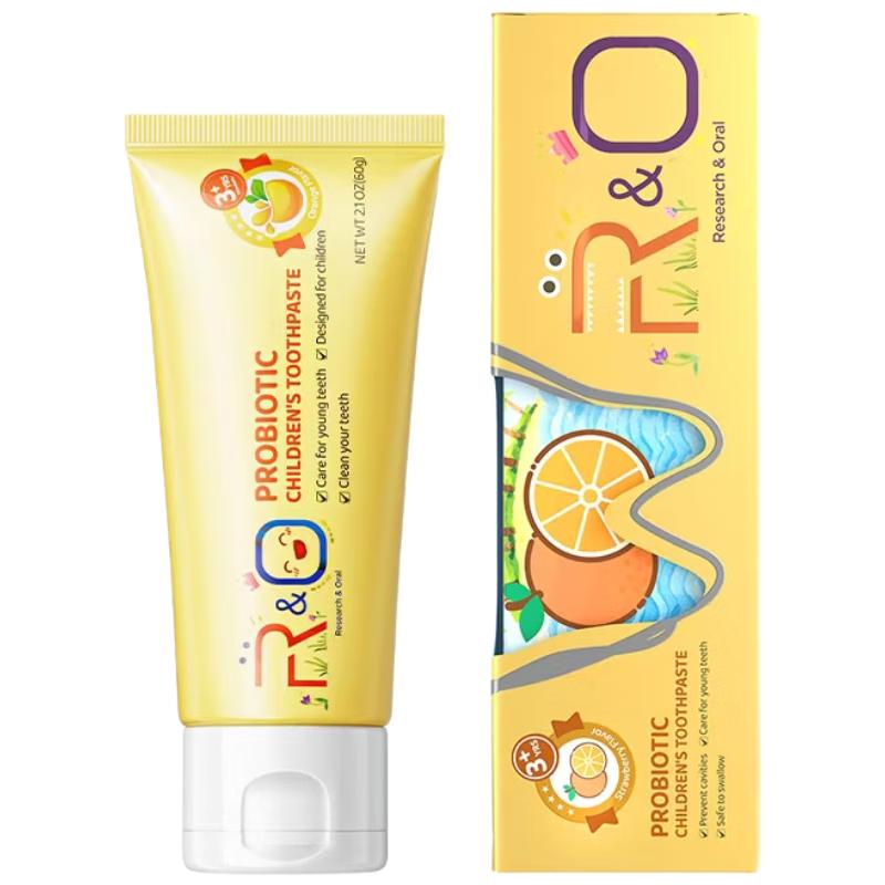 

R&O Probiotic Kids Toothpaste Set, Orange Flavor