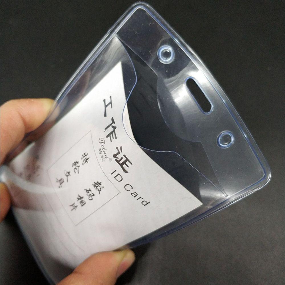 Office Supplies Name Card Blocking Sleeve Nurse Doctor Badge Card Case ID Badge Case ID Card Holder