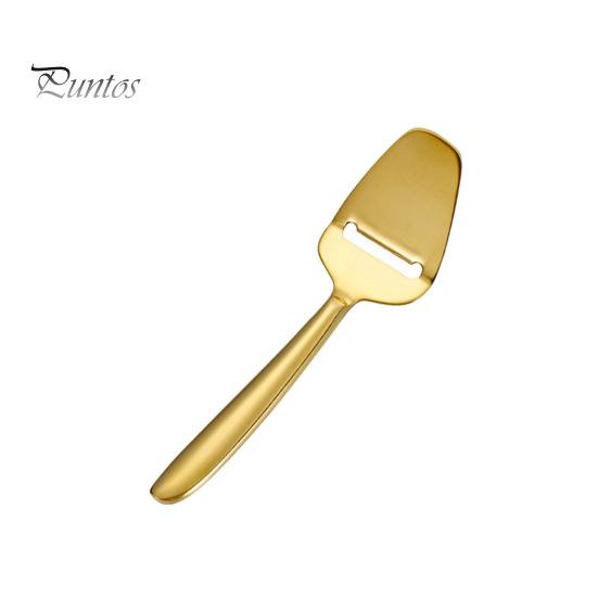 Versatile Cheese Slicer Scraper Hollow Design Stainless Steel Multi-Functional Butter for Home Kitchen Handle
