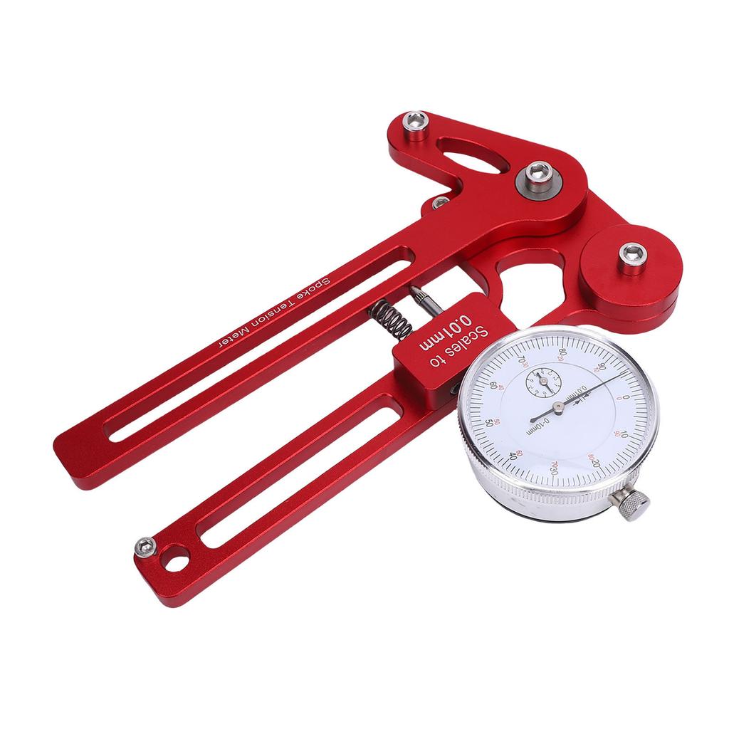 Bike Wheel Spoke Tension Meter Alloy Rugged Bike Wheel Rim Alignment Meter for Repairing