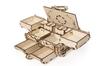 Ugears Antique Box Wooden Building Blocks DIY Puzzle Assembly Toy for Imagination and Creativity