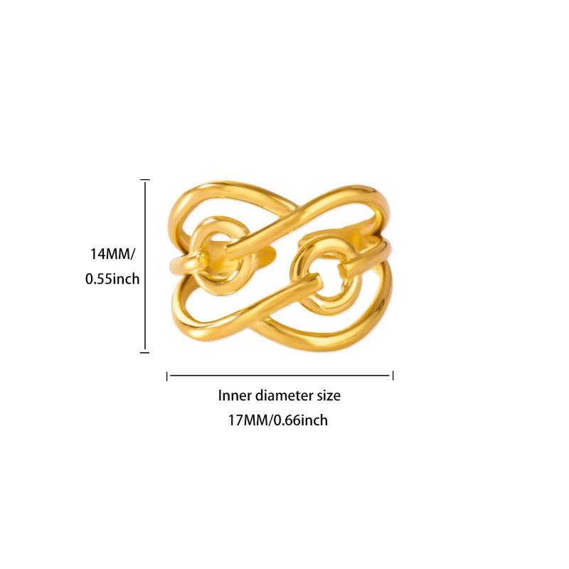 Love ring Titanium steel does not fade jewelry Light luxury high-end stainless steel jewelry Women