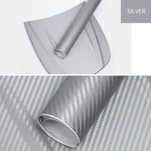 3D Carbon Fiber Vinyl Film 127X30cm Car Stickers Waterproof Car Styling Wrap Auto Vehicle Detailing Car Motorcycle Accessories