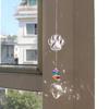 Transparent Crystal Window Decoration Hanging Sun Catchers Heart Shaped Pendant  Home Decor