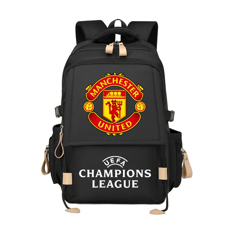 Large Capacity Schoolbag with Shoulder Strap; Student Three-piece Pencil Case Set