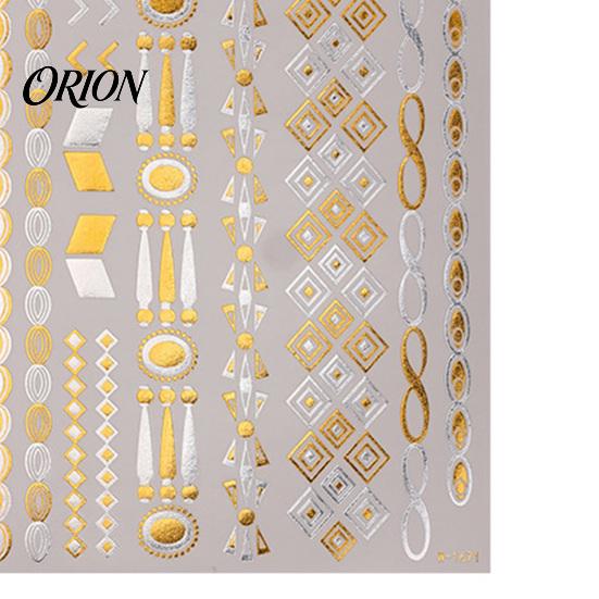 Adult Child Fake Tattoos Golden Silver-color Metallic Tattoo Sticker for Women Girls, Temporary Stickers Face Body Arm Decoration, Waterproof