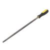 12in Round Mill Steel File Rasp with Handle Sharpening Shaping Tool for Metal ProjectsFine Teeth