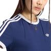 Adidas Originals 3-Stripes Slim Fit Crew Neck T-Shirt Women tops KS4777