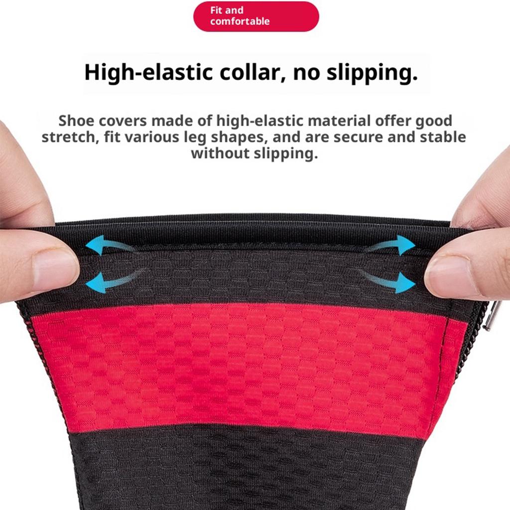Cycling Shoes Cover Fleece-Lined Winter Warm Overshoes Waterproof Windproof Thermal Booties for MTB Road Cycling Shoes