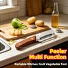 3-in-1 Multifunctioneel Koolschiller Mes Keukenmes, Schilmes Groentesnijmes Keuken-Specifiek Fruitmes