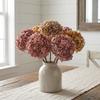 Handmade Artificial Hydrangea Flower Hydrangea Macrophylla Fake Flower  Mother's Day Gift