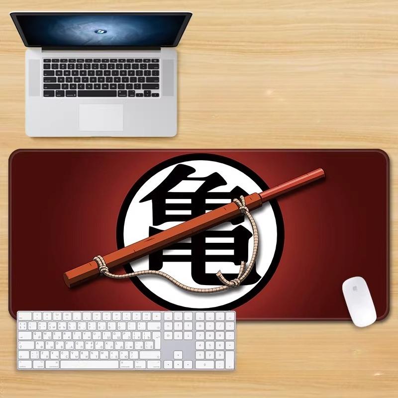 Neuer Schlichter Stil Son Goku Leder Mauspad Übergröße Animation Dragon Ball Kakarotto Kreative Computer Tastatur Büro Rutschfest Wasserdicht Tischmatte