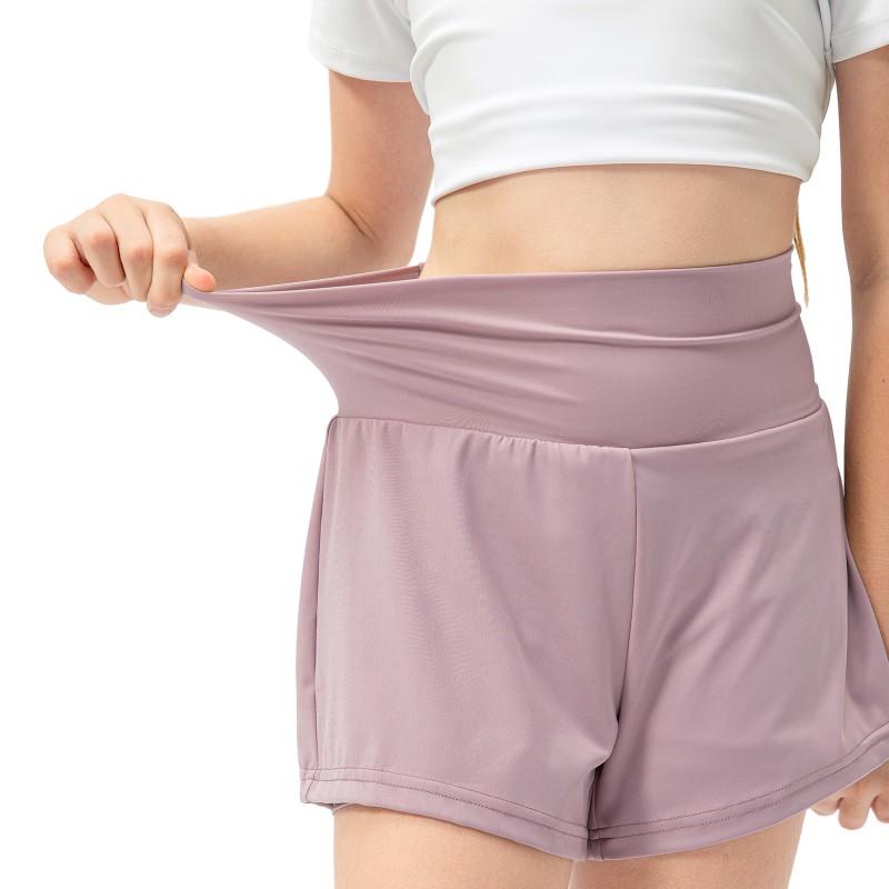 Çocuk Spor Şortları Kız Çocuk Bol Tenis Antrenman Kısa Pantolonları