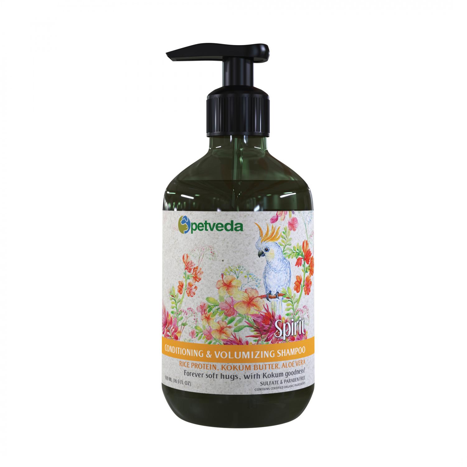 

Шампунь-кондиционер для кошек и собак (500 мл), Conditioning & Volumizing Shampoo, Petveda