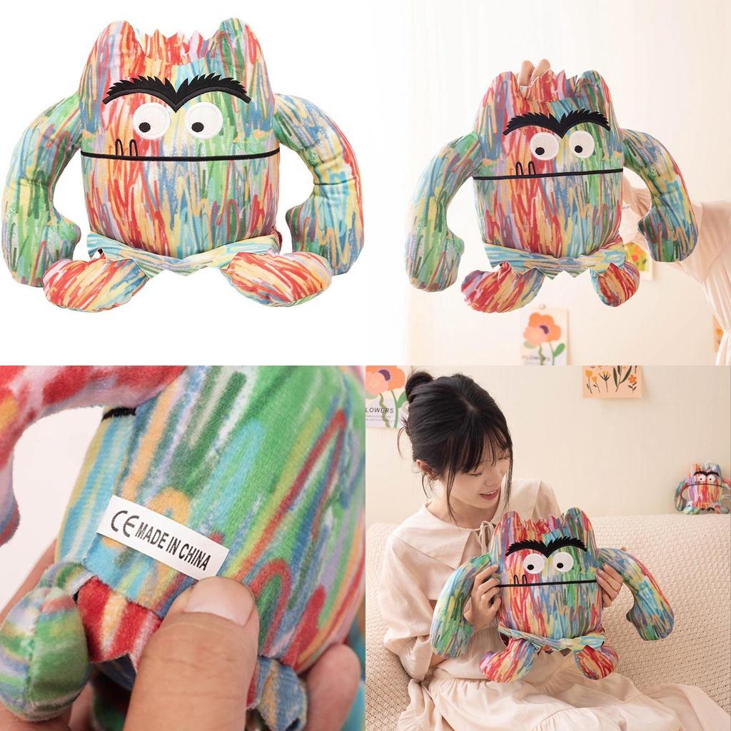 The Color Monster Plush Toy Soft And Huggable 15cm 25cm 35cm Options