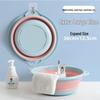 Portable Silicone Foldable Wash Basin - Large, Durable, Multi-purpose for Dorm or Foot Use