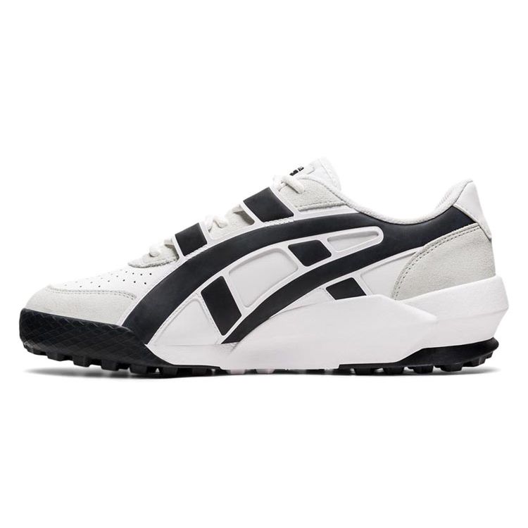 ONITSUKA TIGER Big Logo Trainer Casual Comfortable Slip-Resistant Durable Lightweight Low-Top Lifestyle Shoes Unisex Sneaker White Black 1183A419-102