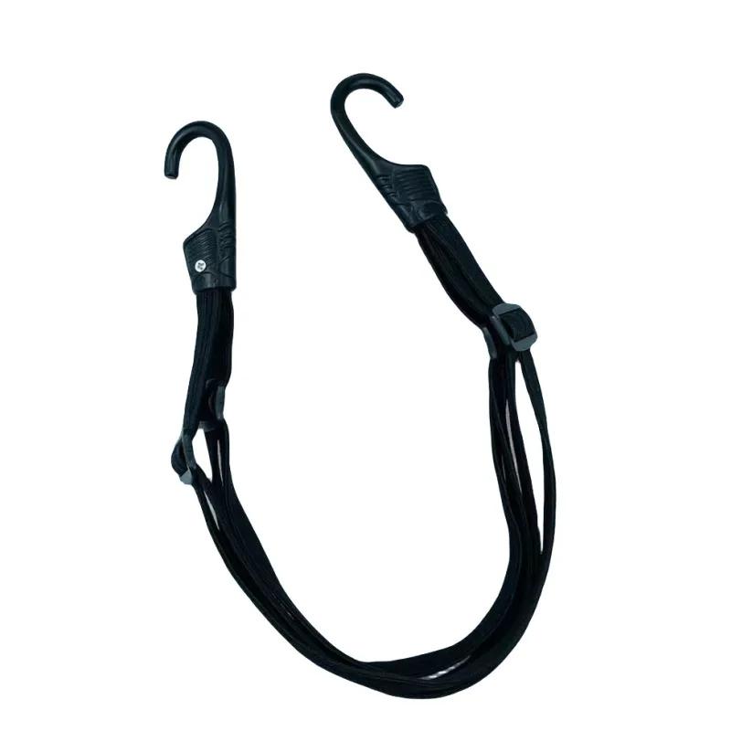 Curele pentru cască de motocicletă 60CM Accesorii pentru motociclete Cârlige pentru bagaje Coarda elastică retractabilă Curea fixă ​​pentru cască de motociclete Plasa de bagaje