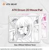 Genuine ATK Dream Anime Large Neutral Mouse Pad  Balanced For FPS Dedicated for Esports Gaming And Office Valorant Inspired Gift