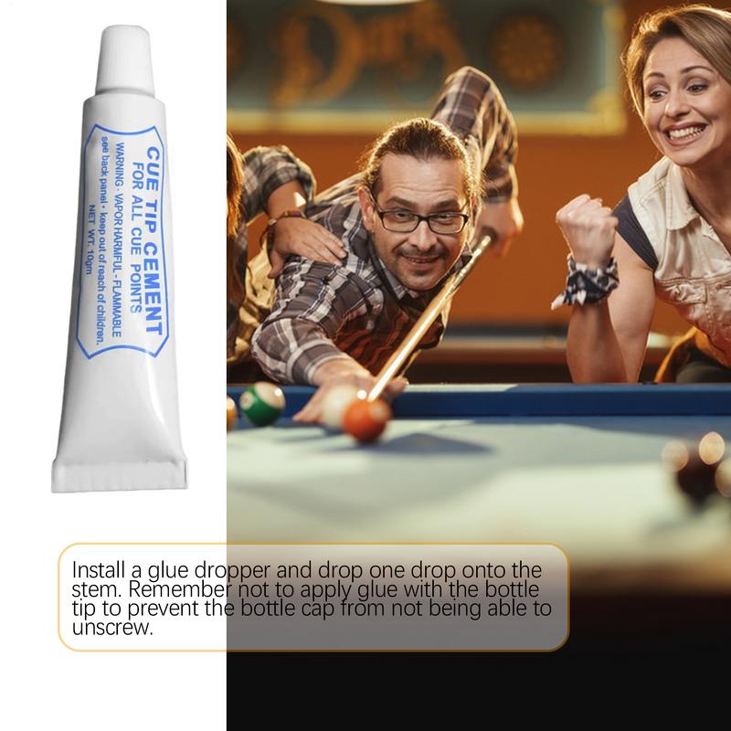 Billiard Cue Repair Pool Club Repair Tools Increase Friction Cue Tip Repair Tool Pool Cue Tips Glue Billiard Cue Tip Accessory