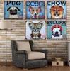 Charming Metal Tin Sign Plate Wall Art Decor Featuring Cute Animal Designs For Home Enhancement