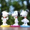 Snoopy Pvc Collectible Figures With Cute Cartoon Design For Kids And Fans