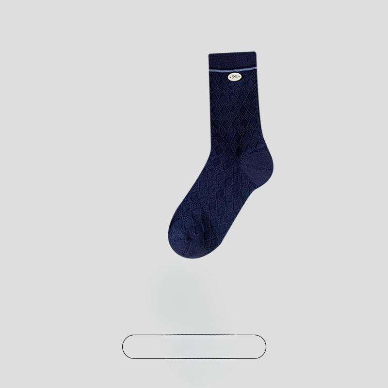 Female Spring and Autumn New Anti Pilling Boneless Deodorant Breathable Cylinder Stack Cotton Socks