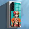 F-Frida K-Kahlo Phone Case For Samsung S26 S25 S24 FE S23 S22 S21 Plus S20 Ultra Note20Ultra Black Glass Cover