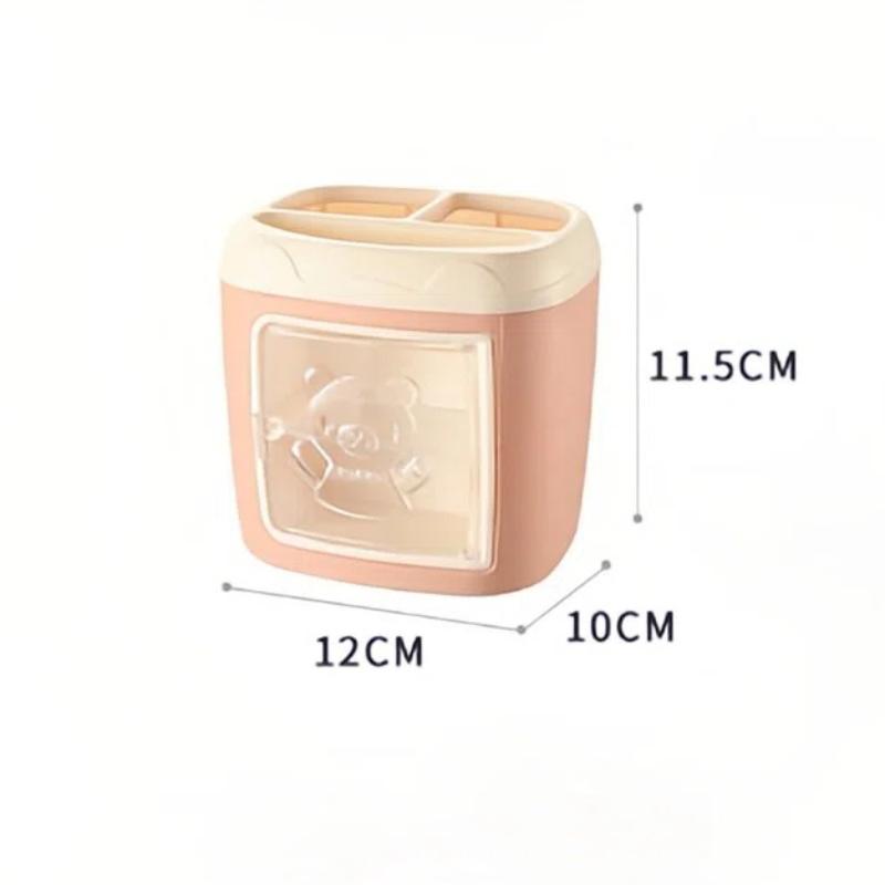 Cute Bear Pencil Holder Pen Table Organizer Multipurpose Decoration Box Desktop Storage Stationery Gift For Kids Room Decor