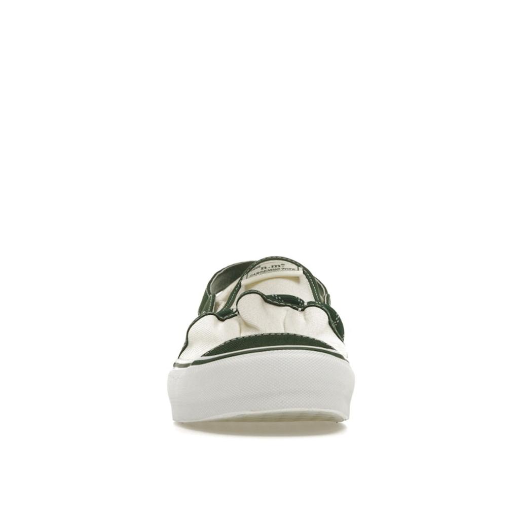 Nicole McLaughlin x Vans Slip-On VP VR3 LX Zahradní taška - Bílé Unisex tenisky Zelené VN0009VYWGR