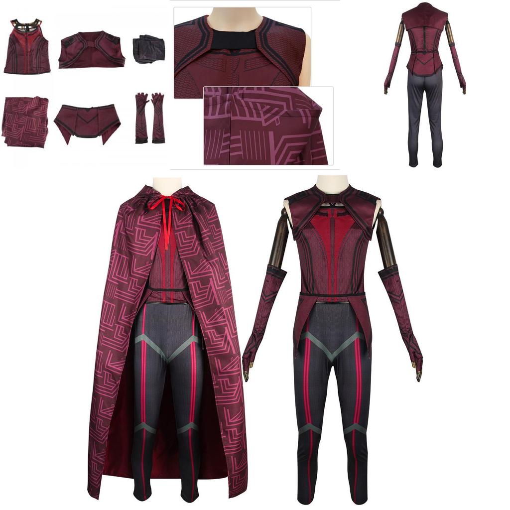 Be The Center Of Attention At Your Next Role-playing Party With This Scarlet Witch Cosplay Outfit