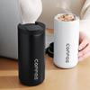 Stylish Korean Double-Layer Insulated Coffee Cup for Office and Outdoor Use