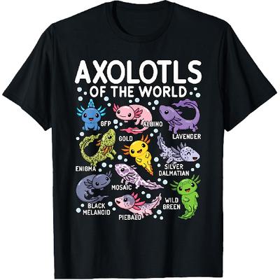 Axolotls der Welt Süßes Kawaii Axolotl Herren Damen Kinder T-Shirt