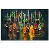 Canvas Print Herbs Spices for the Kitchen