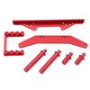 Aluminum Alloy Front Rear Body Mounts with Body Posts for   Slash 2  1Celsius10 RC Car