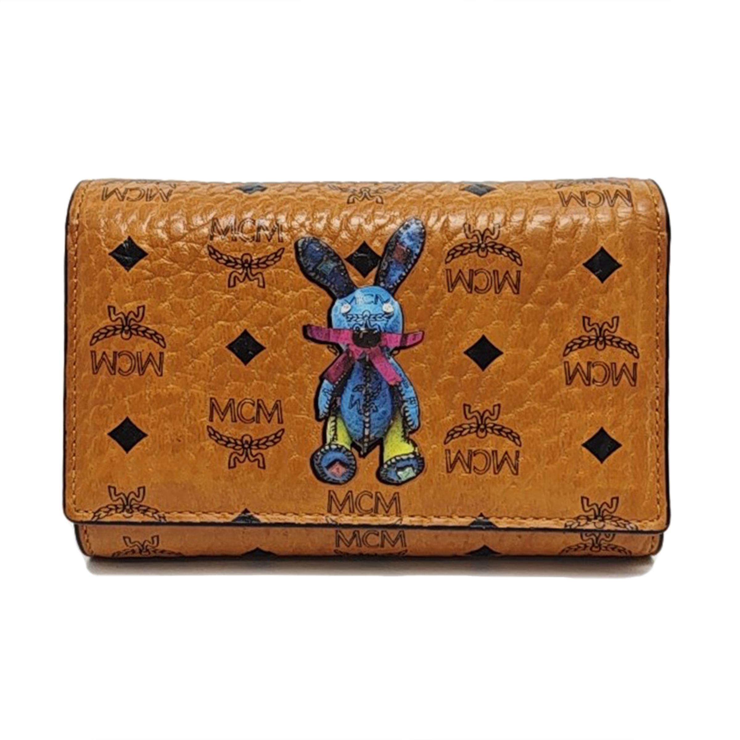 [Pre-Owned] Cognac Color Coated Canvas Medium Wallet - Very Good #1AYBLML ONE SIZE