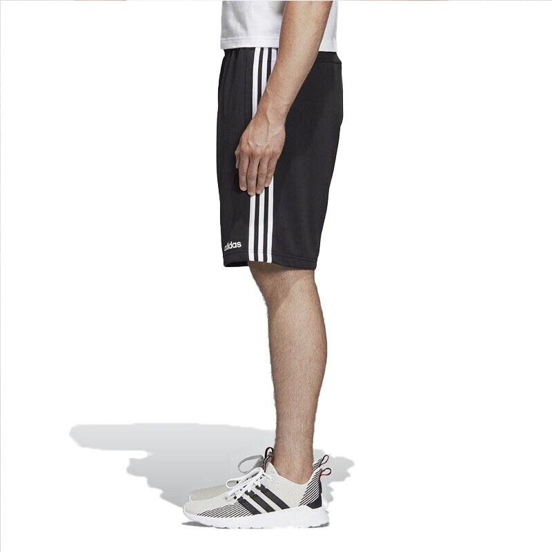 Adidas Essentials 3-Stripes Knit Shorts Men Shorts Black DU7830