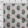 oneOone Cotton Flex Fabric Paisley Block Printed Craft Fabric BTY 40 Inch