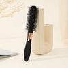 Round Barrel Hair Brush with Plastic Bristles Professional Styling Tool for Curling & Straightening