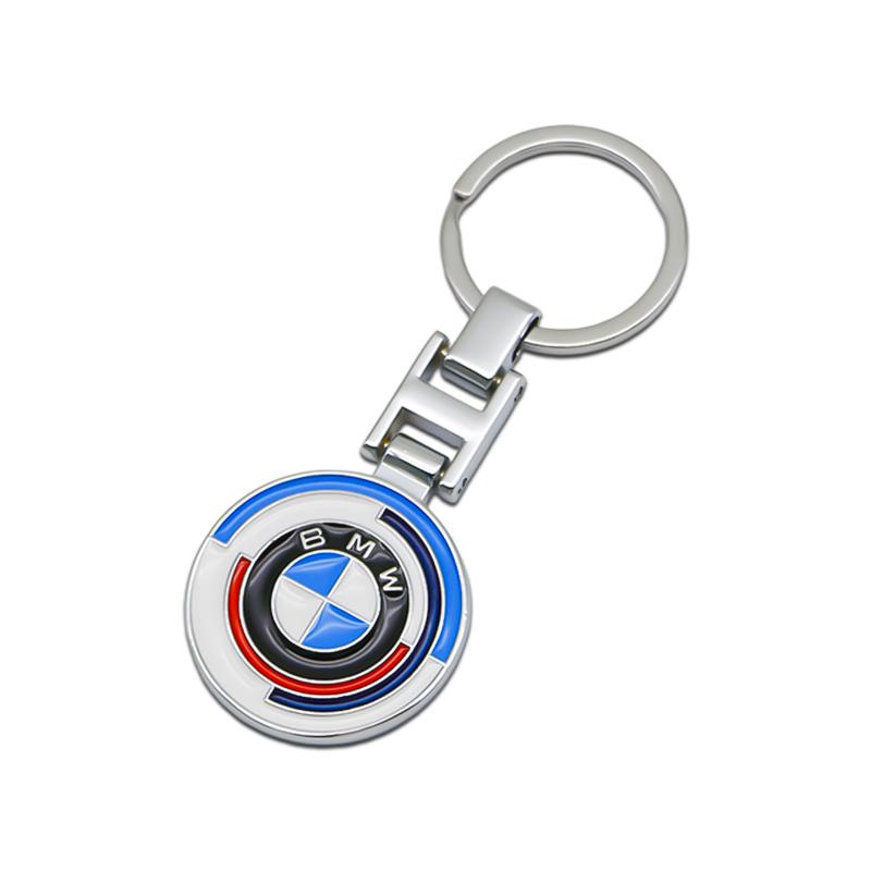 MWPF4 3D Metal Car Keychain For BMW M Logo X1 X2 X3 Key Rings Buckle X4 X5 X6 F48 G80 Key Holder E84 E83 G01 G11 G07 G86 Accessories