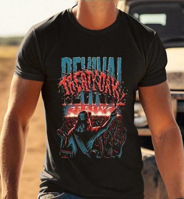 Vtg Treaty Oak Revival Black Heavy Cotton Size S-5XL Shirt Adults Unisex T-Shirt S