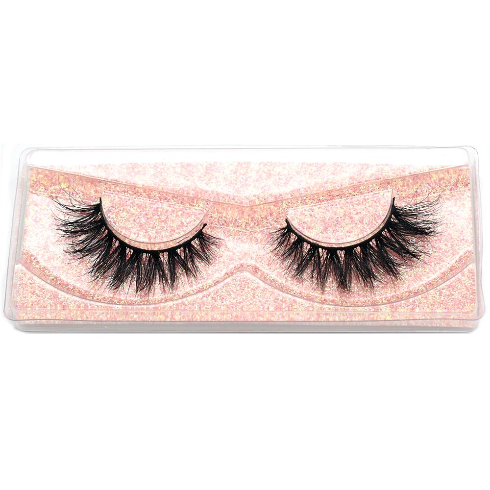 FOXESJI Wimpern 3D Nerz Falsche Wimpern Flauschig Weich Natürlicher Streifen Nerz Wimpern Verlängerung Volumen Fake Wimpern Dicke Wimpern