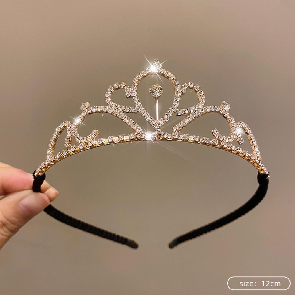 Moderna Para Tiara Adornada con Cristales Perfecta para Ocasiones Especiales