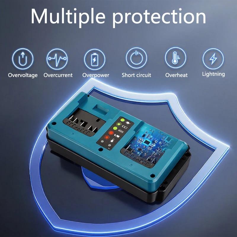 Für Bosch Dual-Port Ersatzladegerät Für Bosch 18V 20V Li-Ionen-Akku Schnellladegerät EU/US/UK/AU Stecker Ladewerkzeug