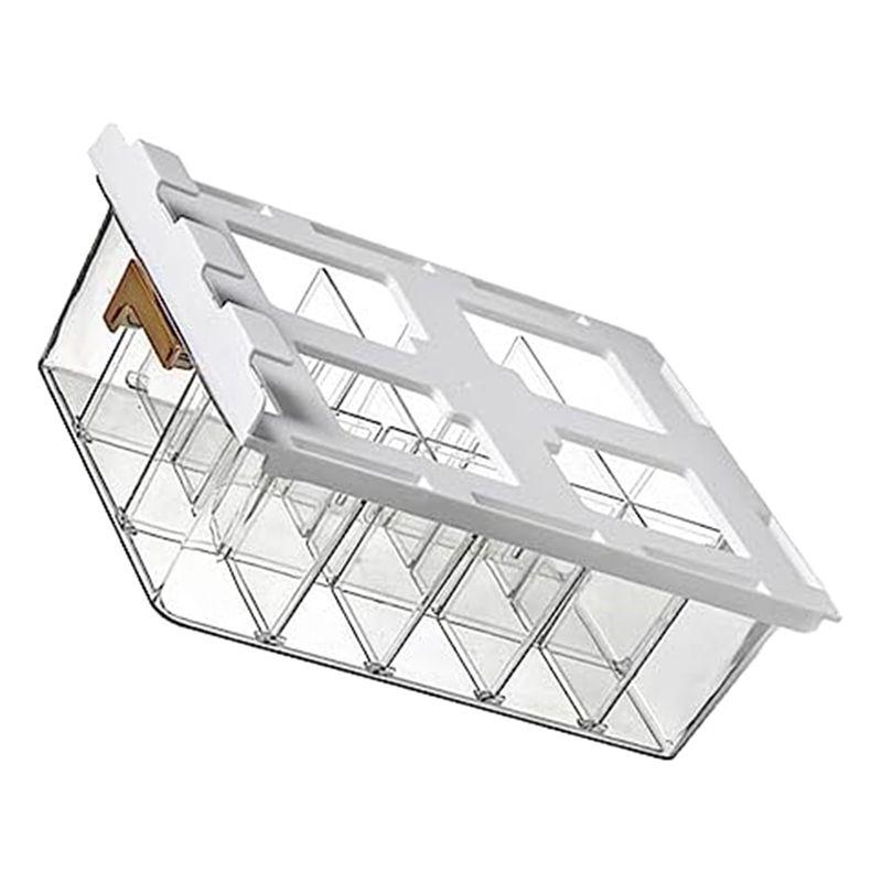 

M-Современный-Ящик для хранения нижнего белья ПЭТ Ящик для хранения нижнего белья Подвесной органайзер для носков Отсек Носок Под столом Нижнее белье Кровать прозрачный